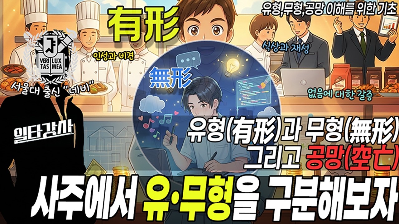 [서.오.사]사주가 좋고 나쁨이 아니라 “내 한계(유형/무형/공망)”를 아는 게 실력입니다