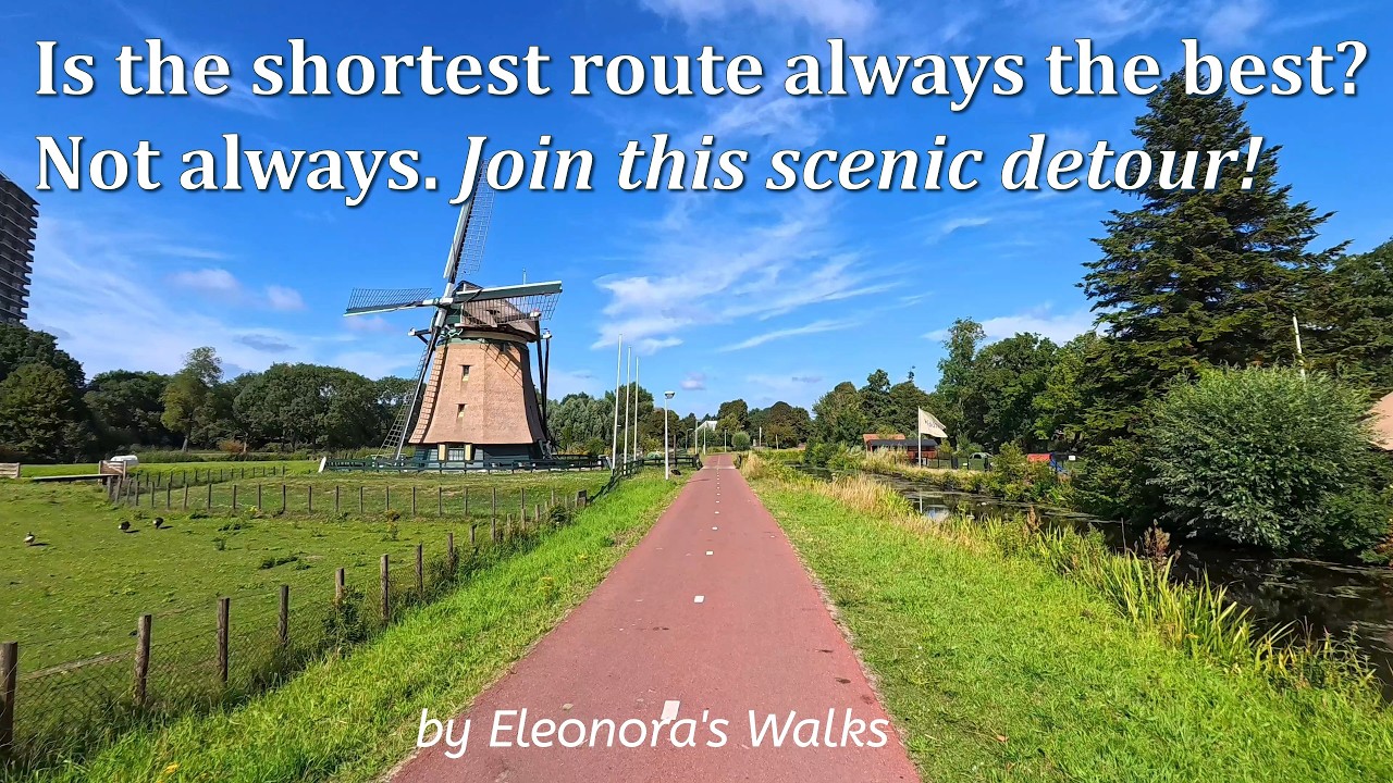 What if you sometimes ignore Google Maps? Scenic bike ride Rijswijk - Scheveningen, Netherlands
