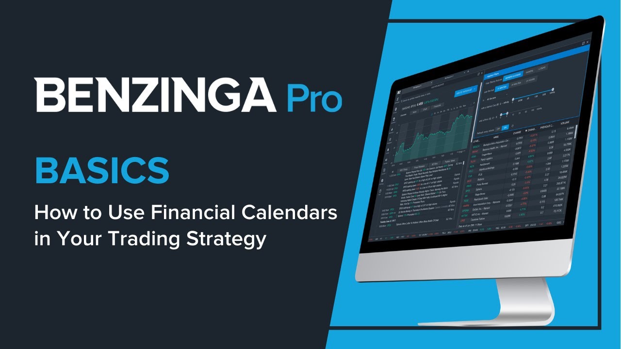 Learn How to Use the Benzinga Pro Calendar Tool