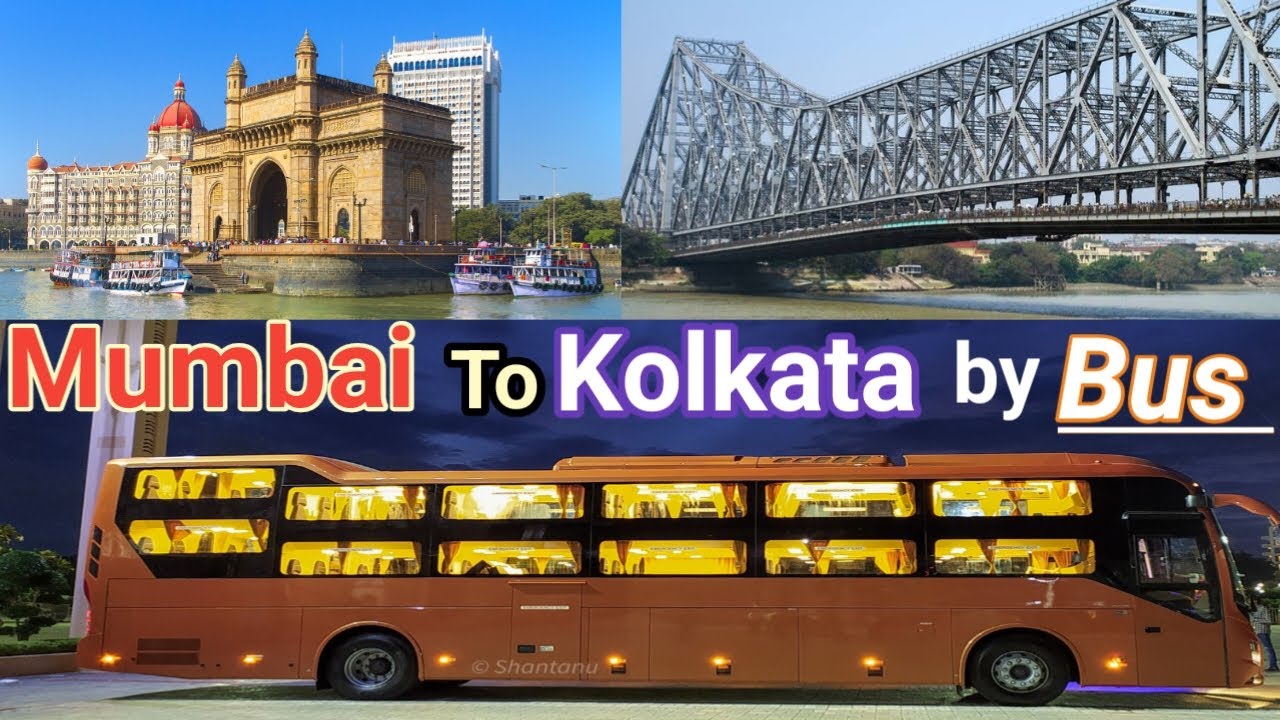 Mumbai to Kolkata 3 days volvo bus journey. Part 1