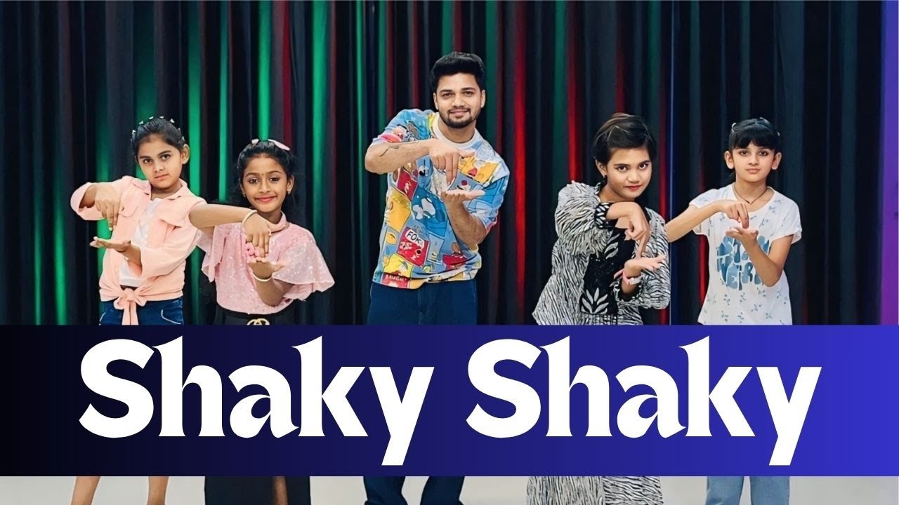 Shaky Shaky | Rathod Ft. Isha Malviya | Marathi Songs 2025 | Kids Dance Cover | Sanju Dance Academy