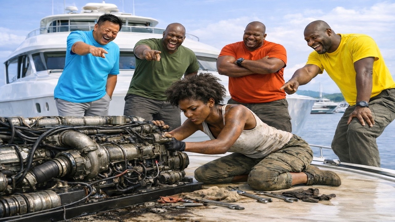Dock Workers Mocked the Woman Fixing the Yacht  Then Federal Agents Arrived