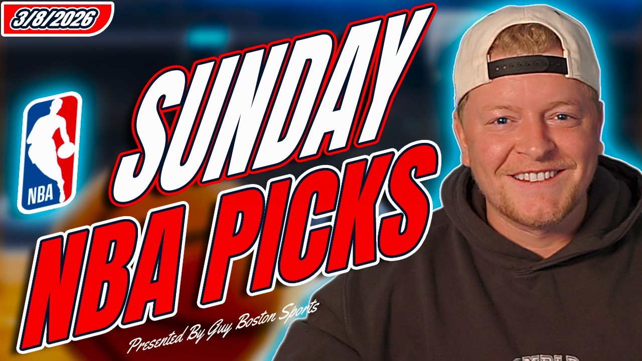 NBA Picks Today Sunday 3/8/2026 | FREE NBA Player Props, Picks, and Predictions!
