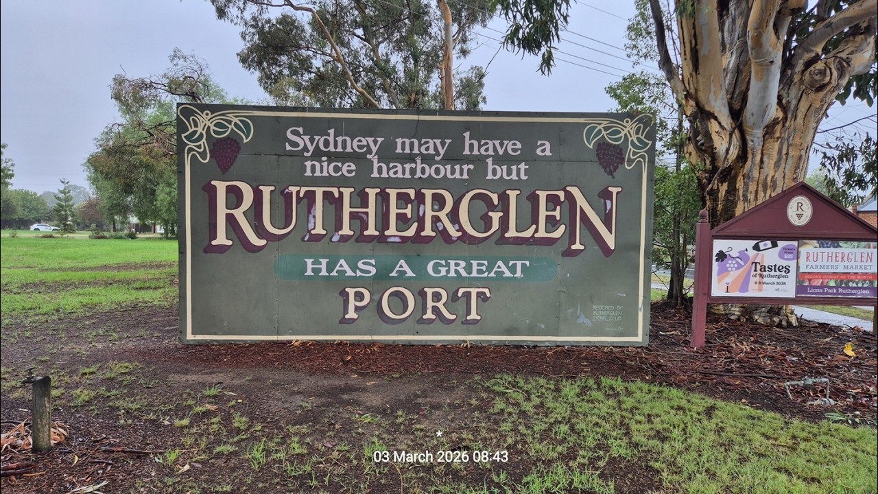 Rutherglen Victoria Australia 3rd March 2026.