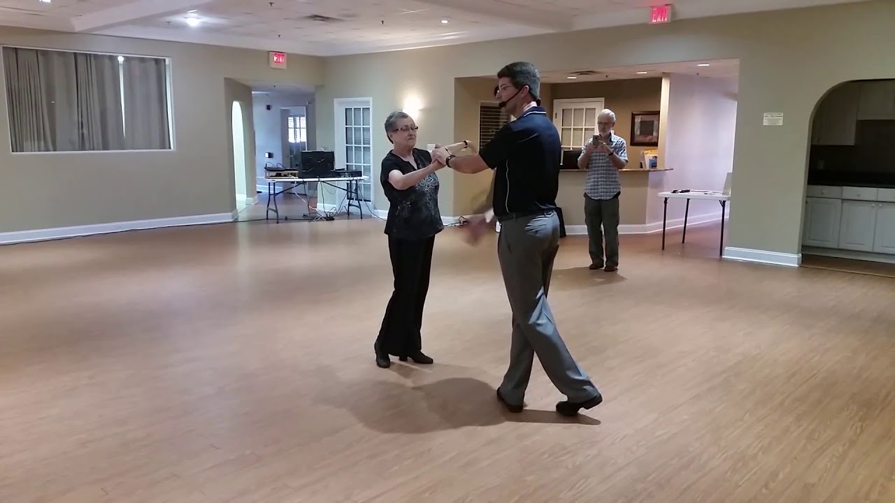 Cha-Cha - basic, open break, back spot turn