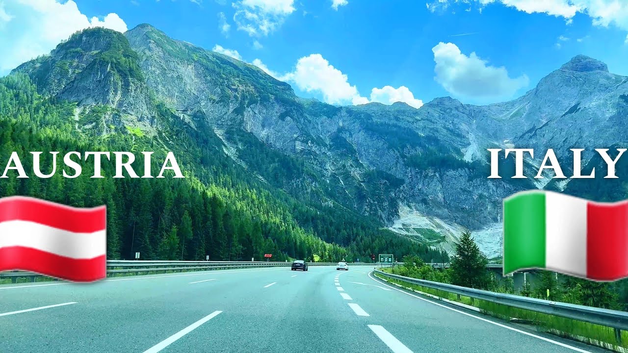 Driving from Austria to Italy, Salzburg  to Tarvisio