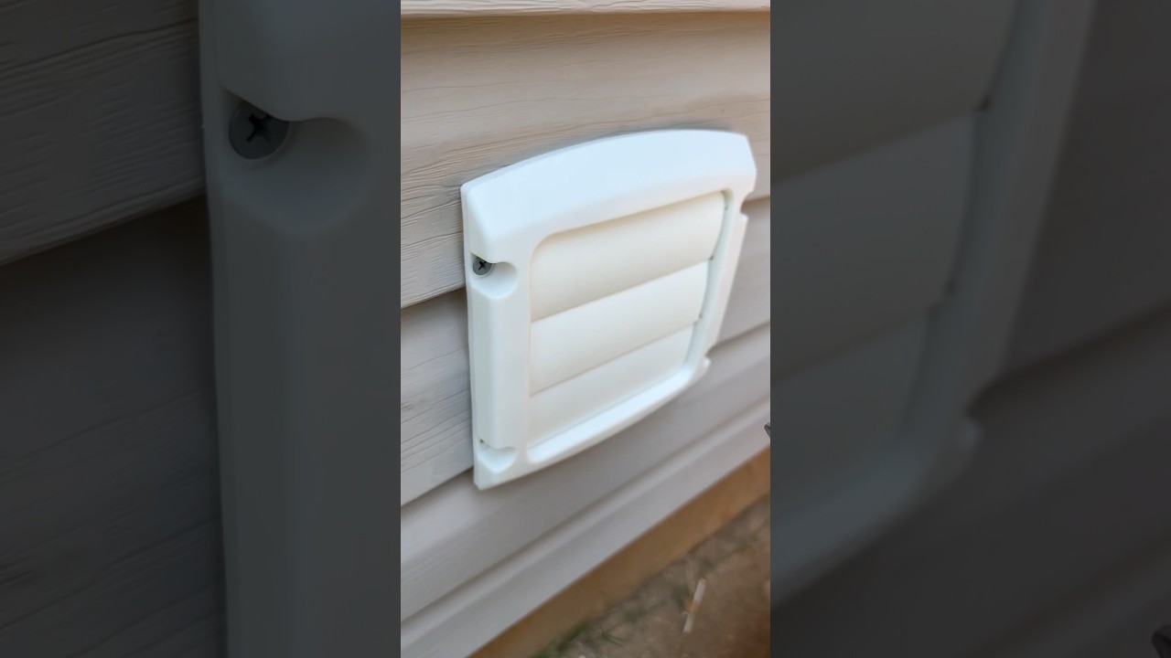 Installing Dryer Exhaust Vent! #diy #creative #motivation #creative #shorts #edit #satisfying
