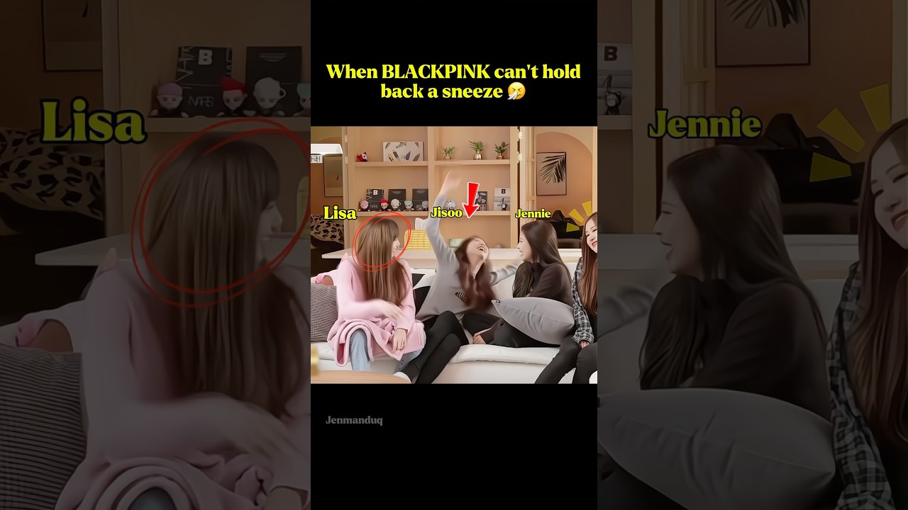 When members sneeze 🤧 #blackpinkedit #jisoo #lalisa #rosé #jennie