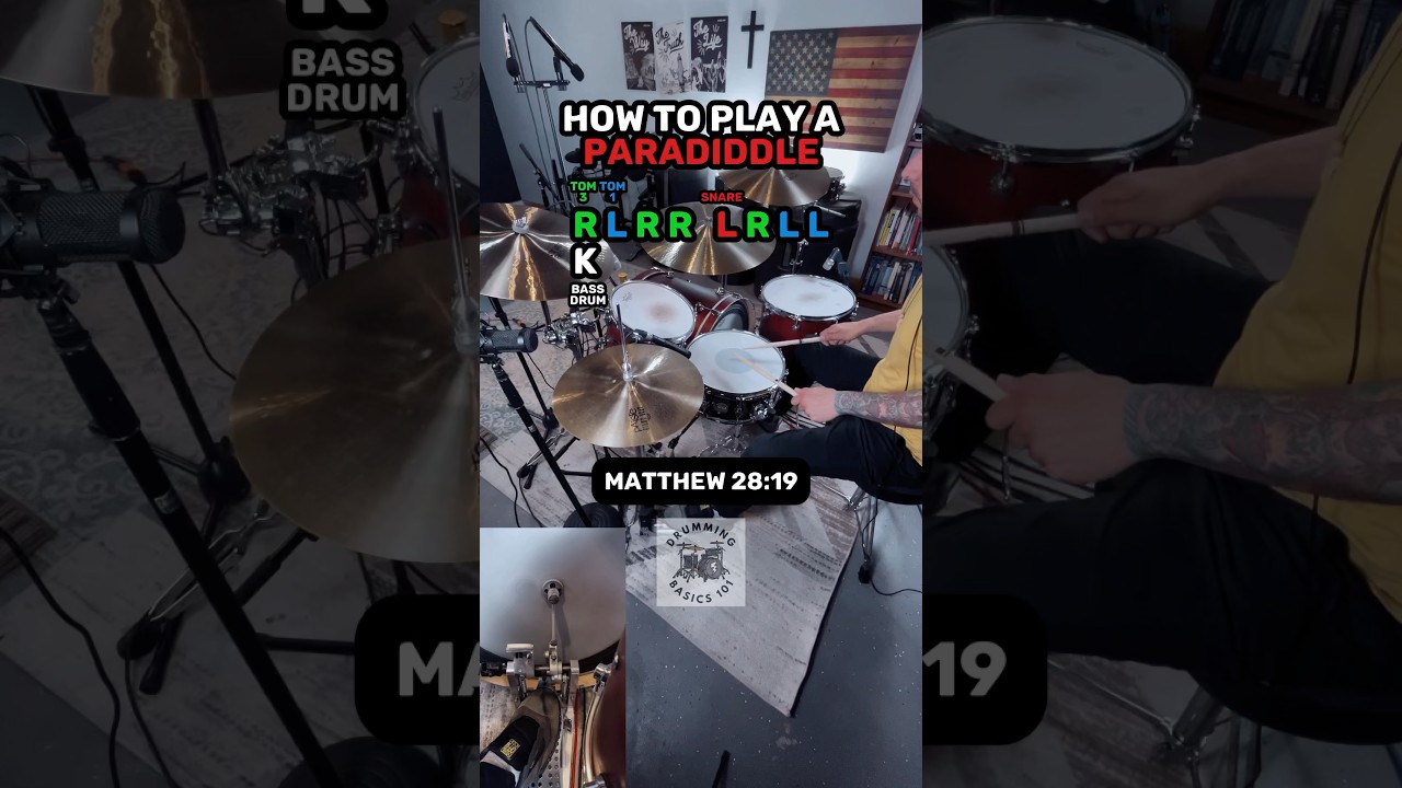How to Play a PARADIDDLE Drum Fill like a PRO 🥁