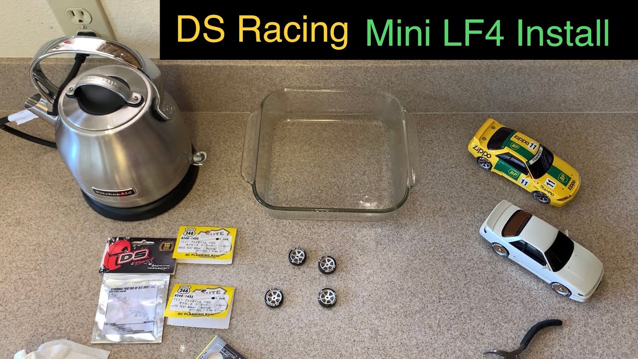 How To Install DS Racing LF4 Drift Tires Mini-z
