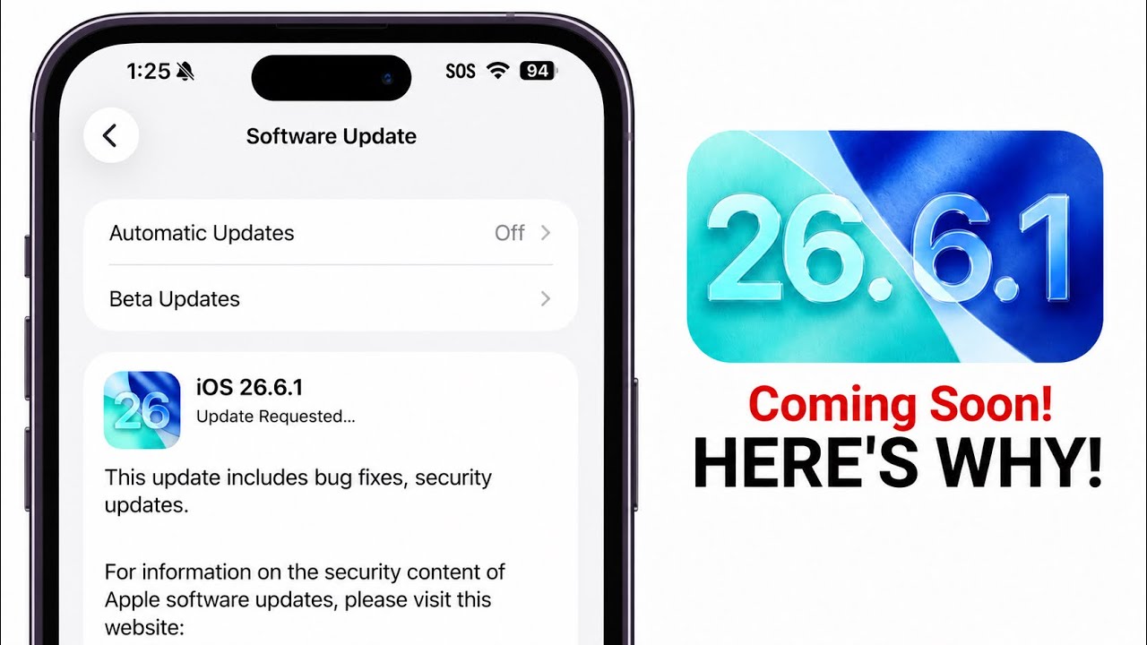 iOS 26.6.1 Release SOON - Here&rsquo;s Why!