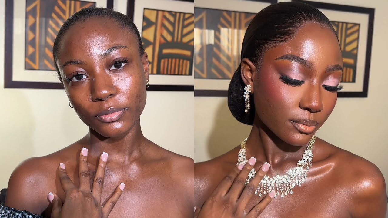 101 MAKEUP TUTORIAL ON DARK SKIN / BEGINNERS /HOW TO DO MAKEUP