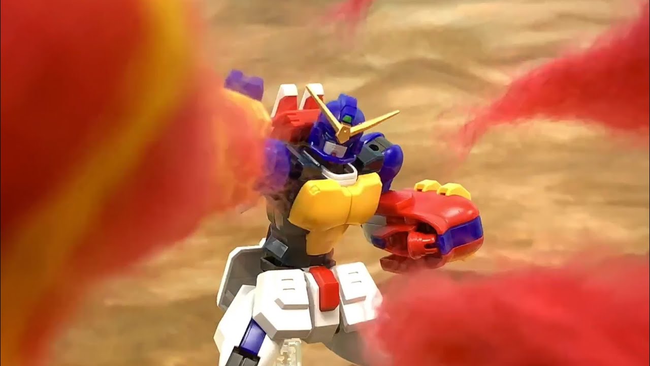 ガンプラコマ撮り HGFC ガンダムマックスター 組み立て gunpla stop motion HGFC GUNDAM MAXTER