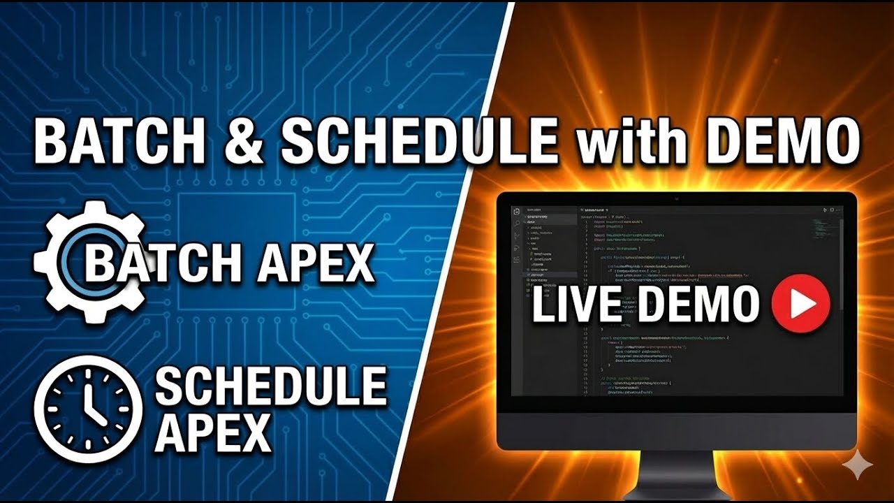 Batch Apex & Scheduled Apex in Salesforce | Real-Time Demo | Interview + Project Use