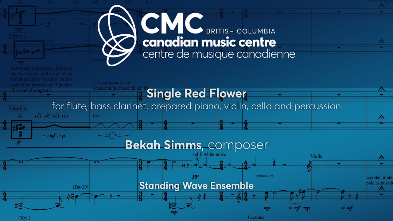 Single Red Flower by Bekah Simms