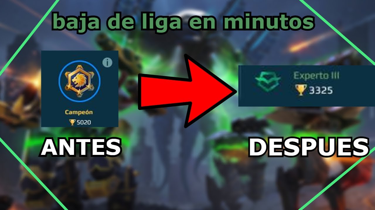 Como bajar de liga en war robots correctamente ||#WARROBOTS2022|| FARMEAR