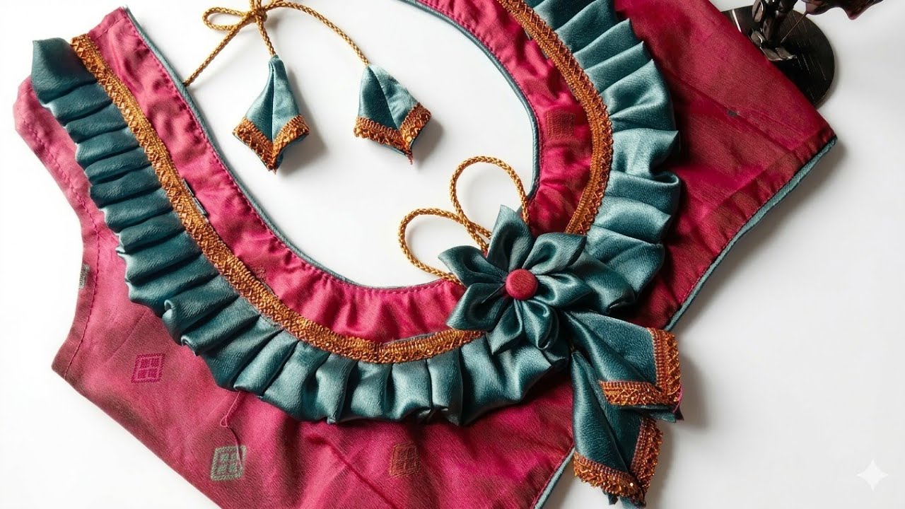 Model Blouse Neck Design |Blouse Back Neck Designs | Cutting and Stitching Back Neck Blouse design