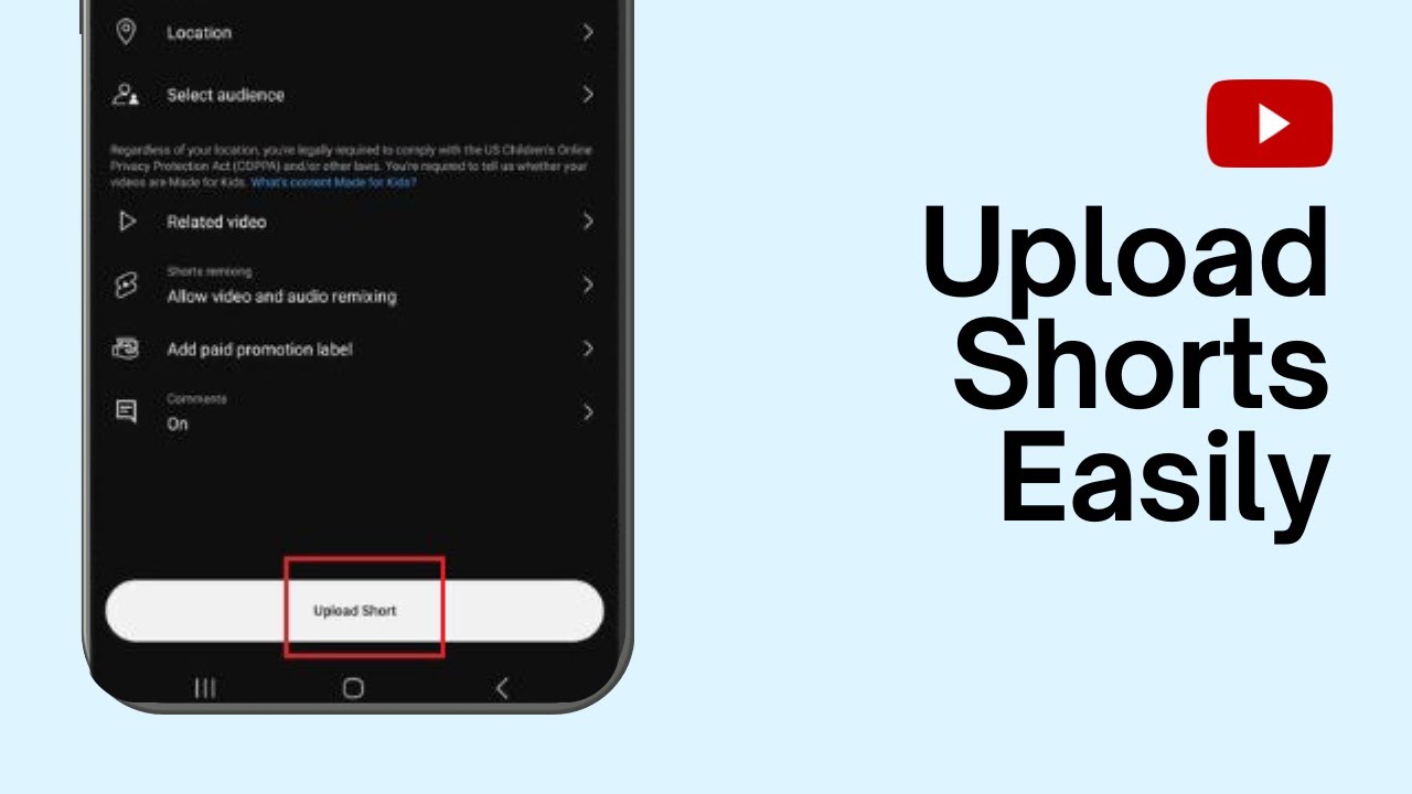 How To Upload Short Video On YouTube (Best Method)