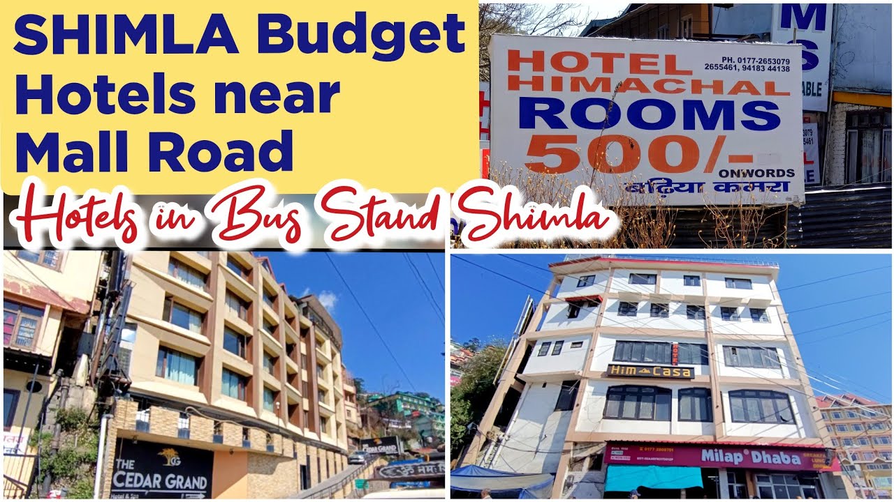 Shimla Budget Hotels | Hotels near Mall Road Shimla in Bus Stand | Hotels in Shimla MallRoad #shimla