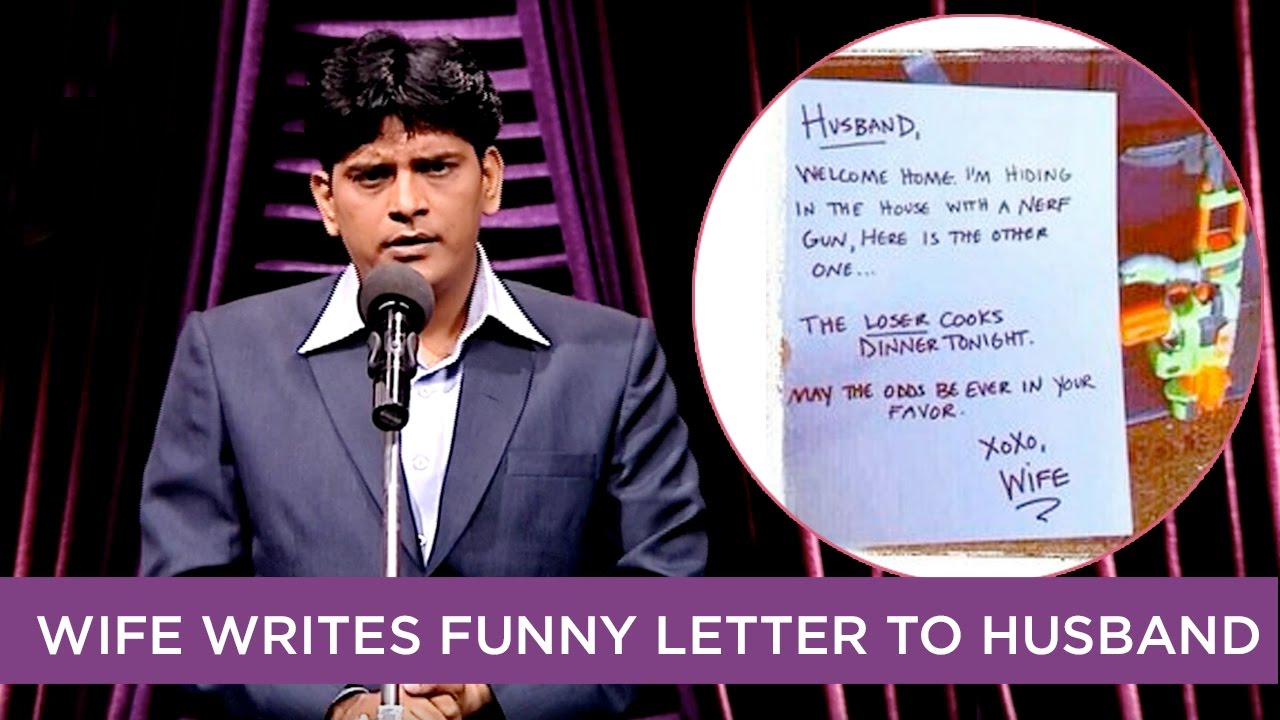 Wife Writes Funny Letter To Husband - Gaurav Sharma
