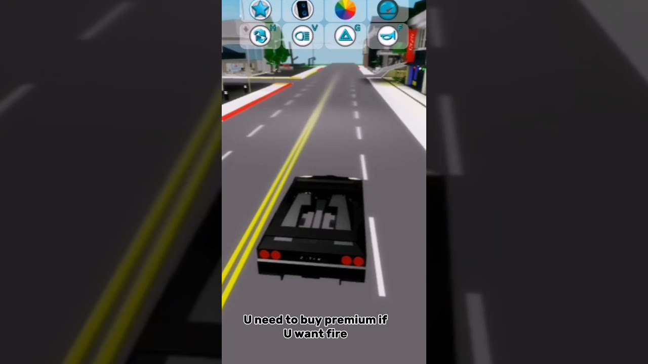 как поджечь машину🤔 в Брукхейвене #robloxedit