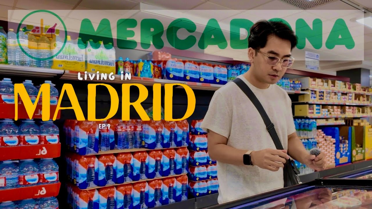 🇪🇸 EXPLORING MERCADONA + PAELLA in MADRID! | Calle de Cava Baja Food Tour 🍽️ | Ru Vlogs