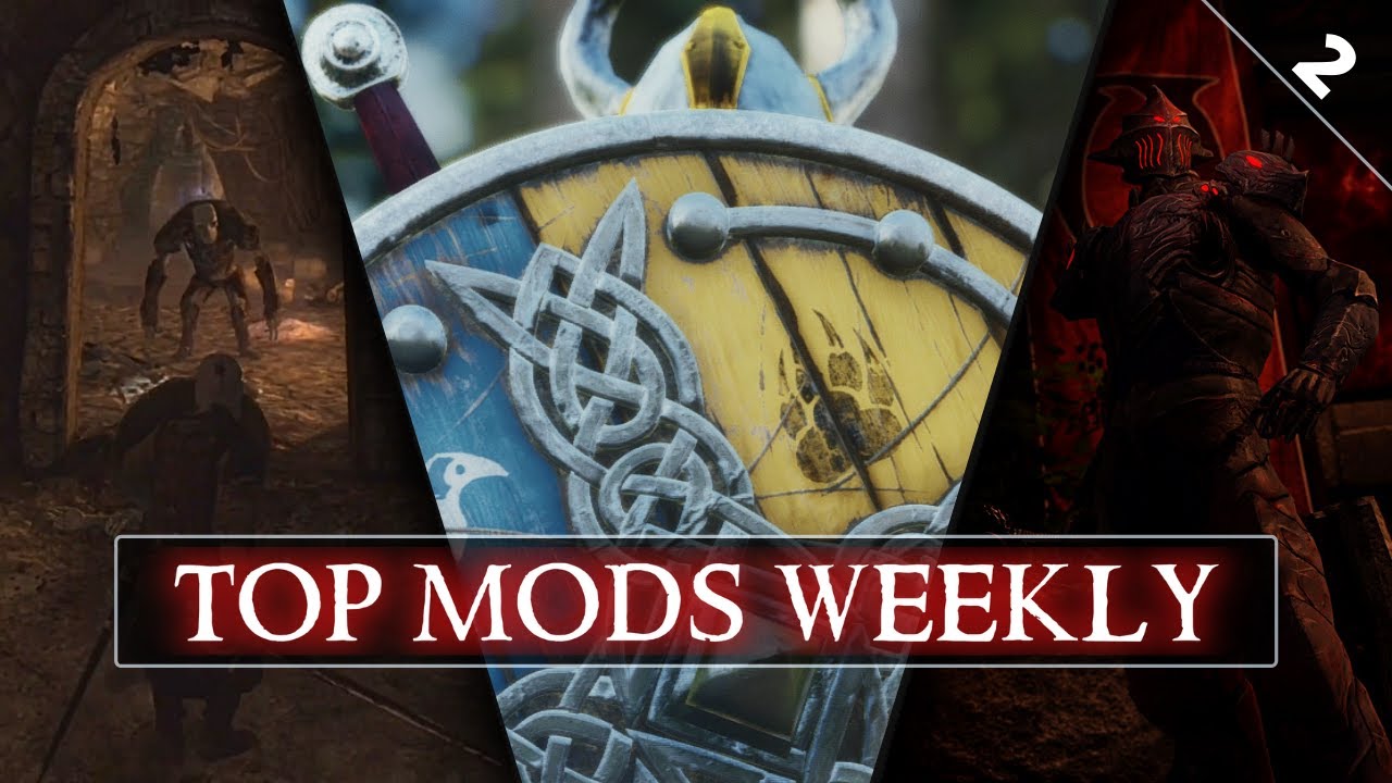 Top Mods Weekly: NEW Shields, HORROR and MORE! (Skyrim XBOX)