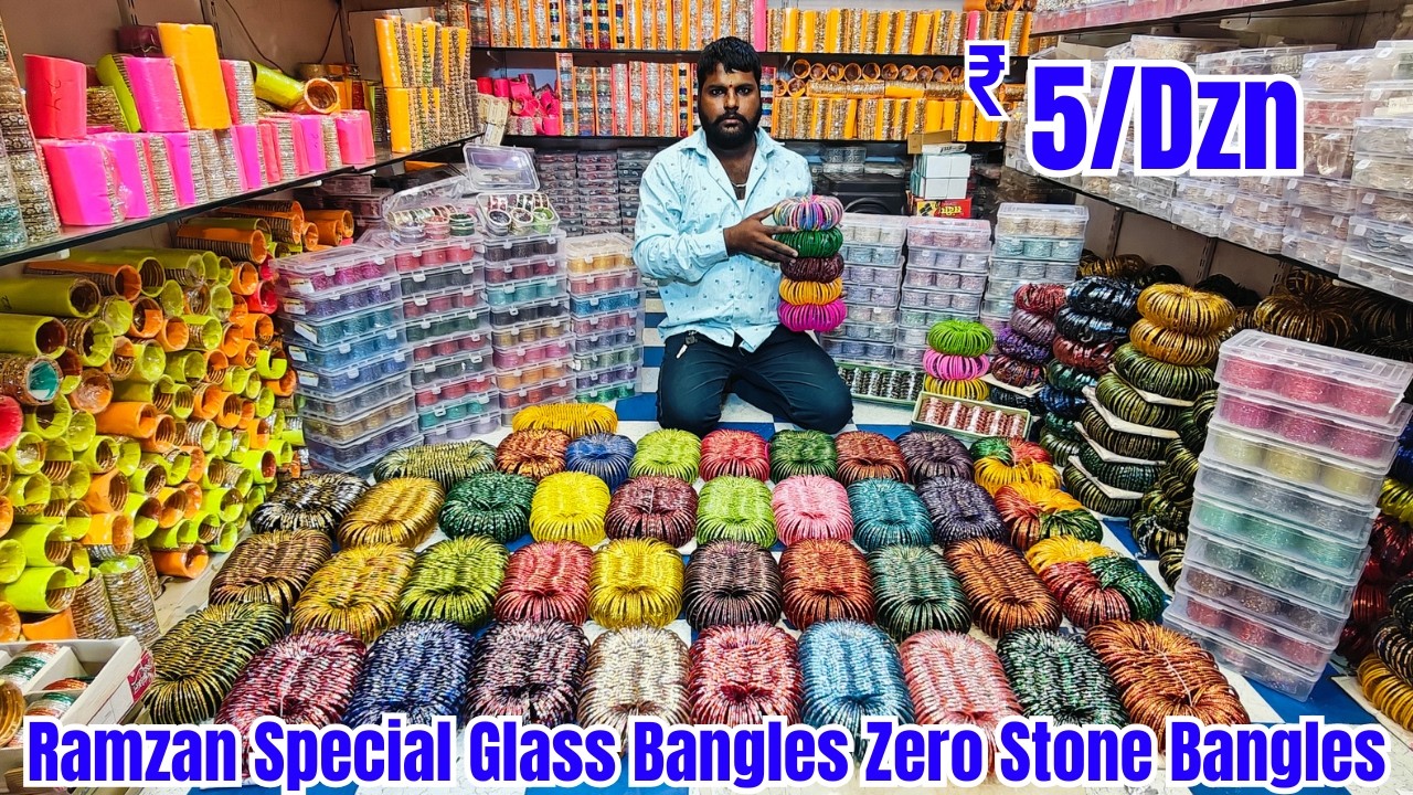 Ramzan Special bangles wholesale // Glassbangles #manufacturer #hyderabad bangles starts at @5/Dzn