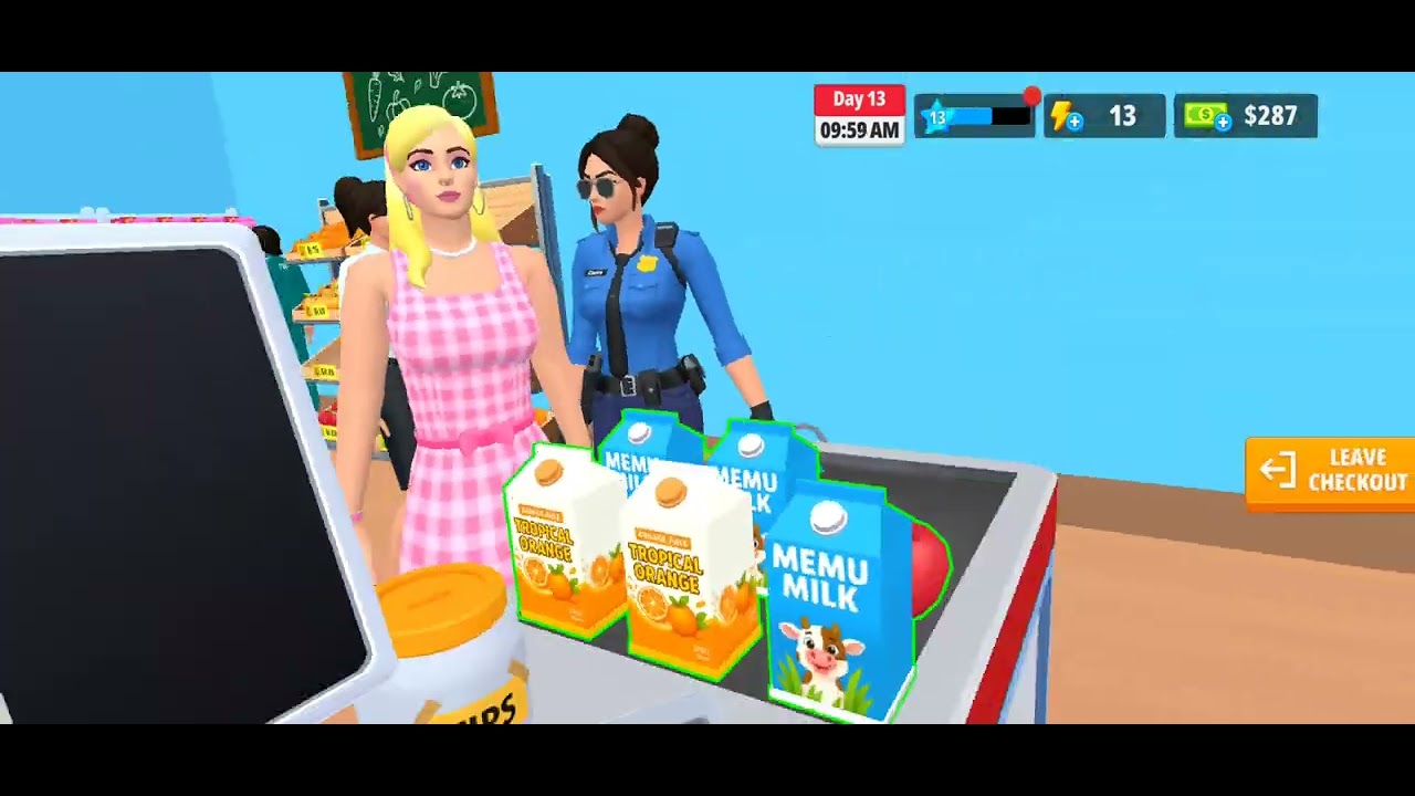 DAY13 Supermarket Simulator #LagSau Talent 