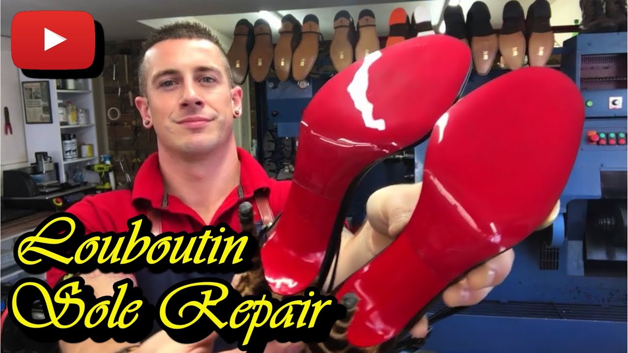 Christian Louboutain Soles Repaired | Red Mirror Soles | Leopard print Shoes