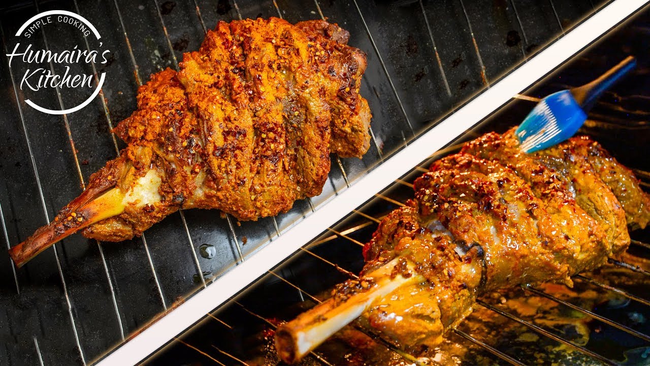 Raan Roast Recipe - EID SPECIAL - Oven & Without Oven - Mutton Leg Roast- Raan roast karne ka tarika