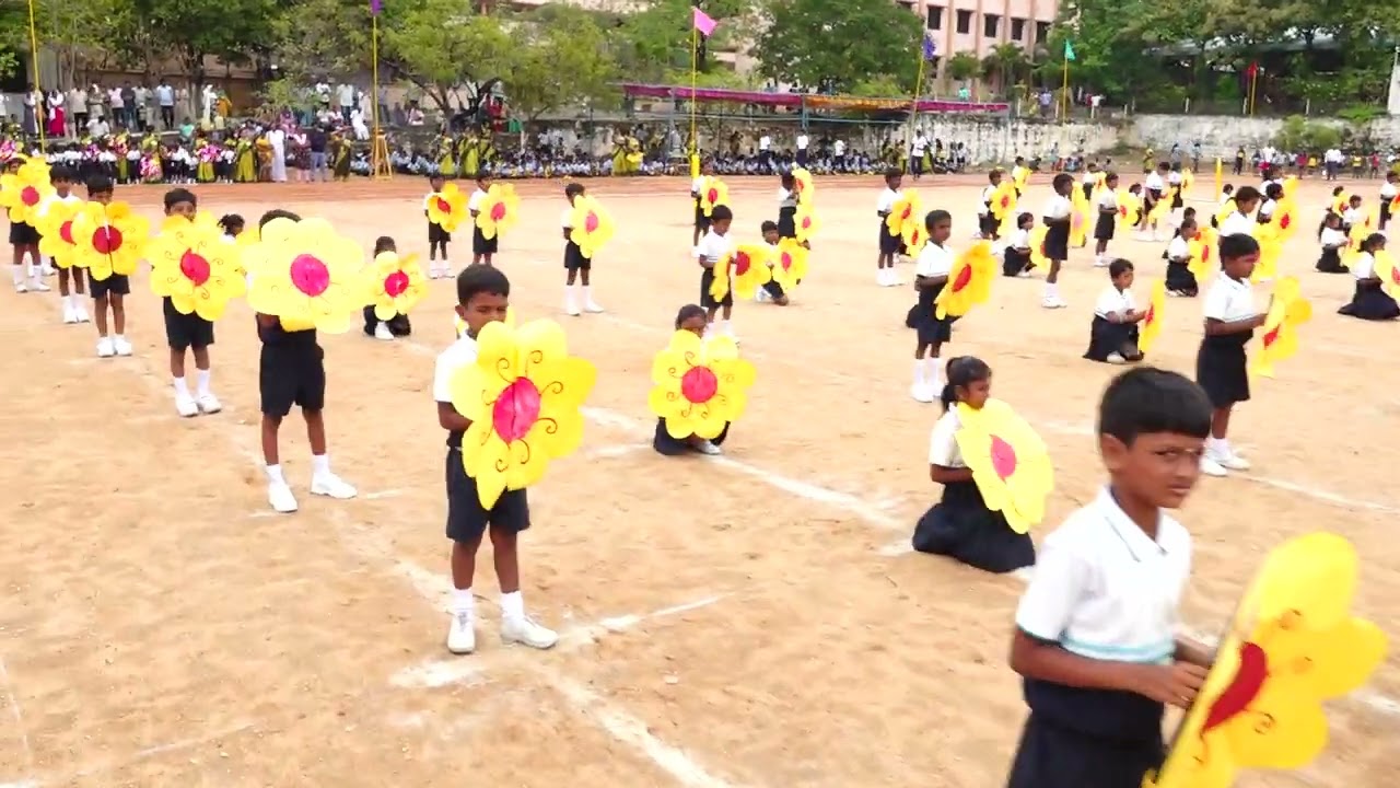 17 th Annual Sports Meet 2025  - Grade 1 &  2  Flower Drill 