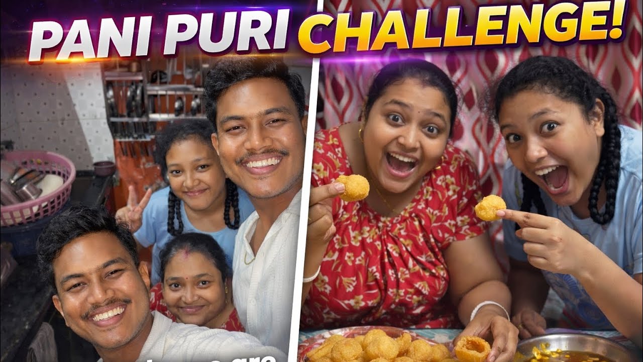 100 pani puri challenge, jitne wale ko milega… | Isiliye hum patle nahi ho pare h | 