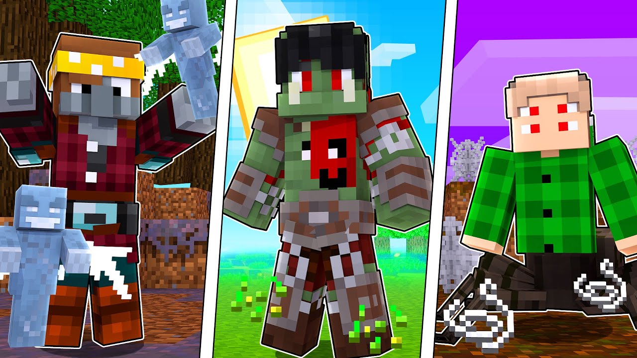 MINECRAFT MAS TEMOS RAÇAS DIFERENTES! 🧙‍♂️👹🕸 ‹‹ P3DRU ››