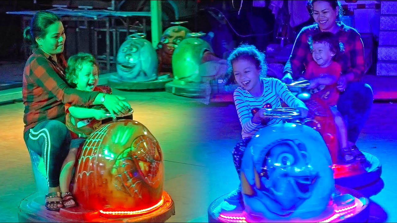 Fun Fair in Rural Thailand - Market and Street Food