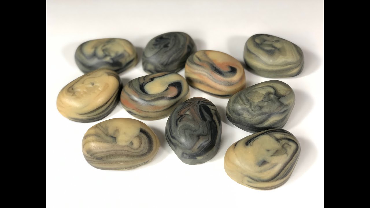 STONE BARS / Natural Cold process soap making / Výroba naturálneho mydla studeným procesom