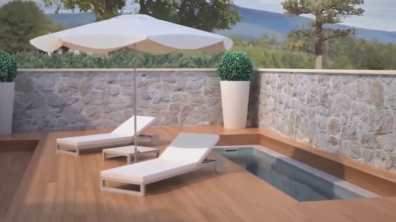 15 Piscinas com Deck Retrátil e Fundo Mágico