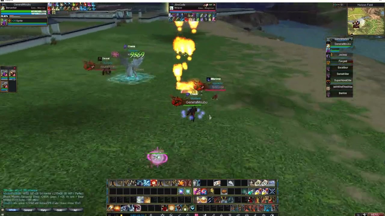 Rappelz 9.8 - Berserker PVP warm up