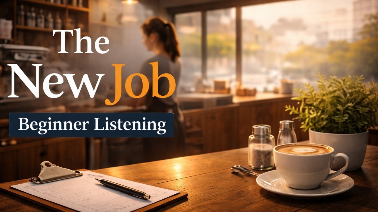 The New Job | Beginner English Listening Practice (A1/A2)