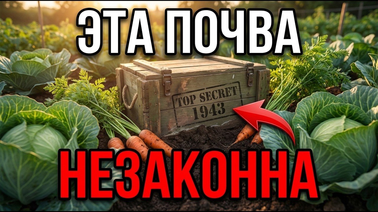 Эта почва незаконна! 12 методов 1943 года, которые от нас скрывали. Почему корпорации боятся?