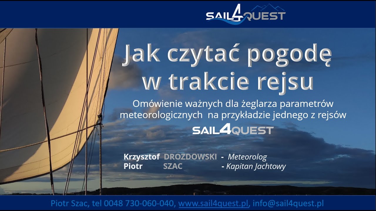 Meteorologia dla żeglarzy: Jak czytać pogodę w trakcie rejsu?
