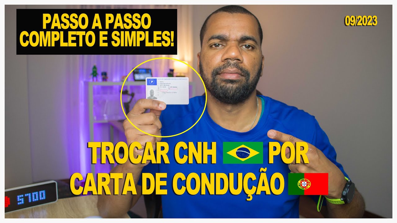 COMO TROCAR A CNH BRASILEIRA PELA CARTA DE CONDIÇÃO PORTUGUESA: PASSO A PASSO ATUALIZADO