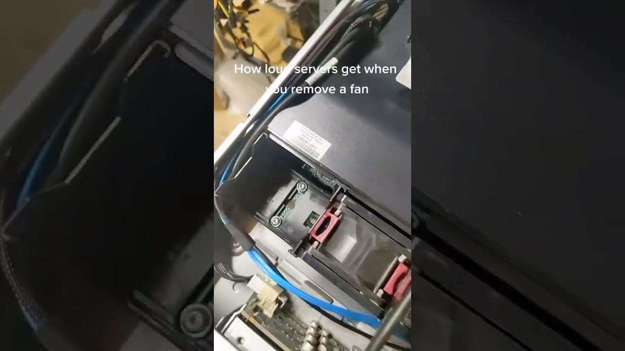 How Loud Servers Get When You Remove A Fan