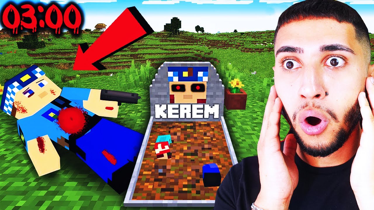 NEDEN GECE 3'te KEREM KOMİSER ÖLDÜ? - Minecraft