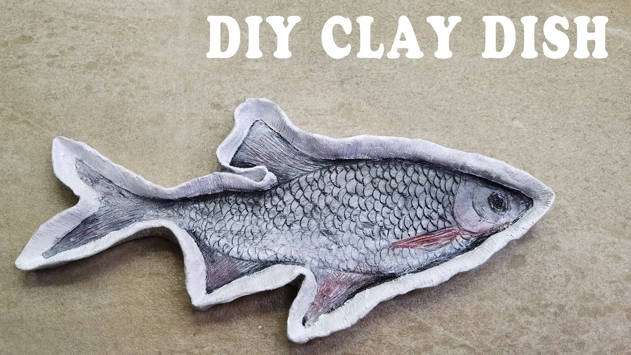 How to Make a Clay Fish Dish | Polymer Clay Tutorial | ZX Bloom