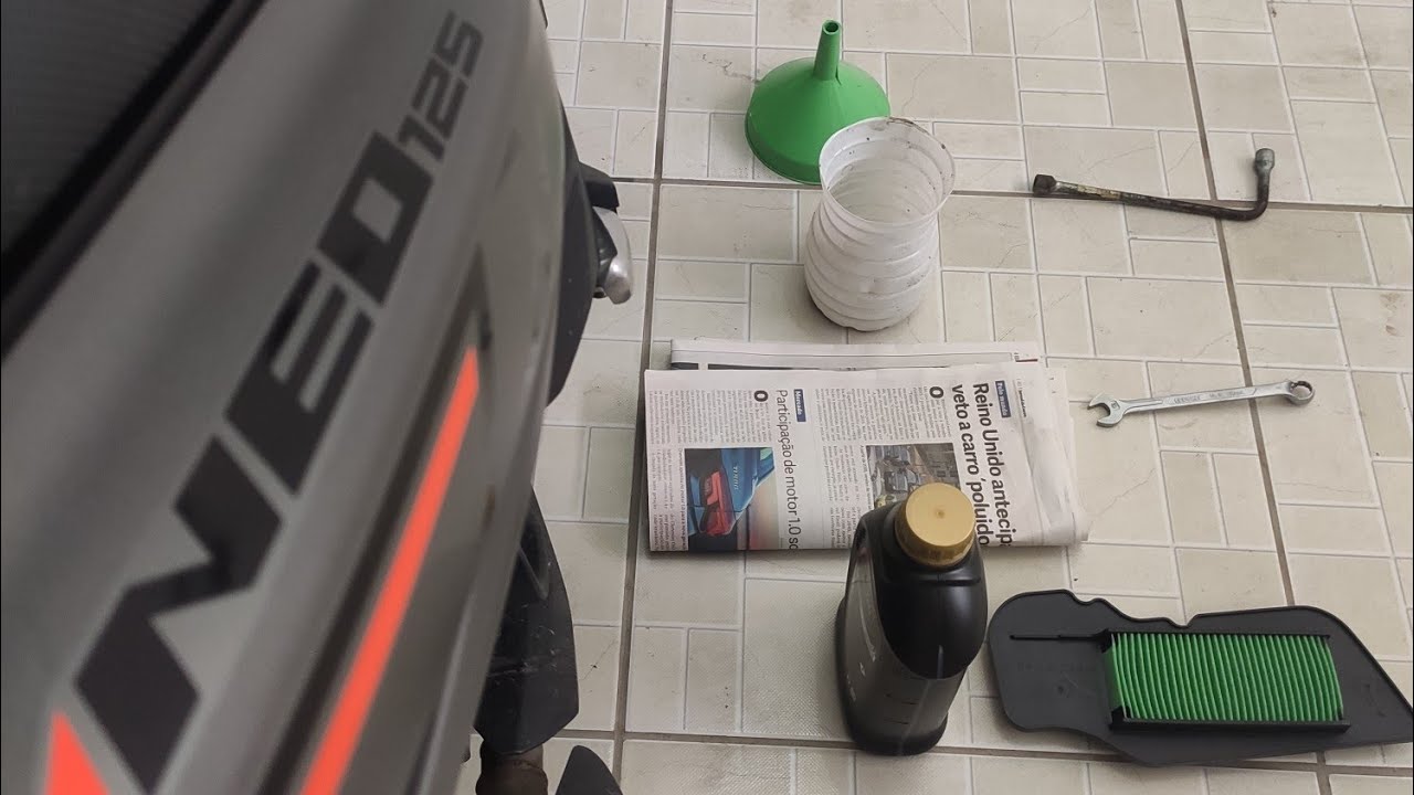 TROCA DE ÓLEO E FILTRO YAMAHA NEO 125