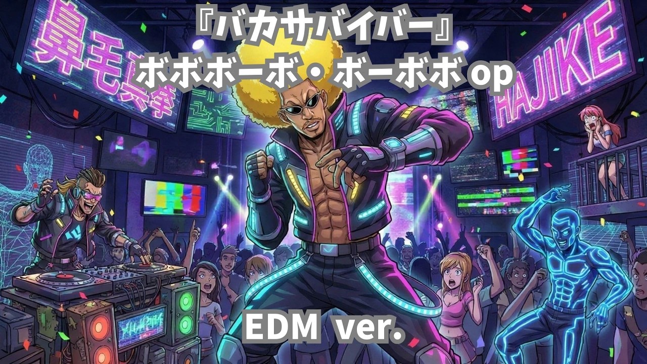 バカサバイバー(EDM ver.) - ボボボーボ・ボーボボ op