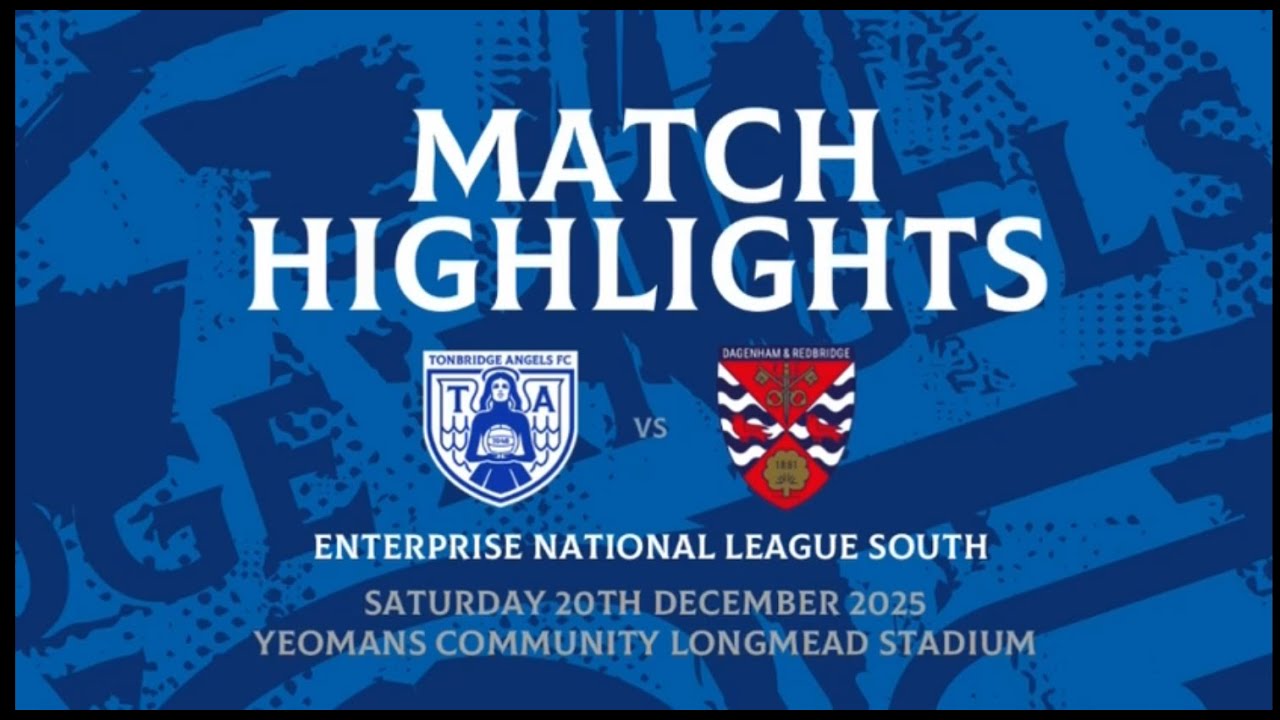 MATCH HIGHLIGHTS | Tonbridge Angels v Dagenham & Redbridge | 20.12.25