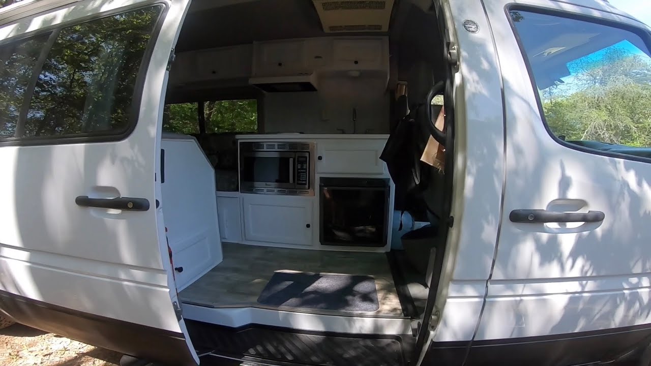 2003 Mercedes Sprinter Van Life RV with Bathroom and Shower Tour only 91k miles