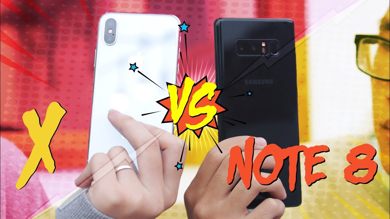 So sánh chi tiết iPhone X vs Galaxy Note 8